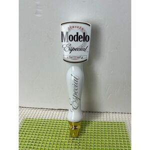 Modelo Especial Beer Tap Handle White Gold Cerveza Draft Kegerator Bar Pump